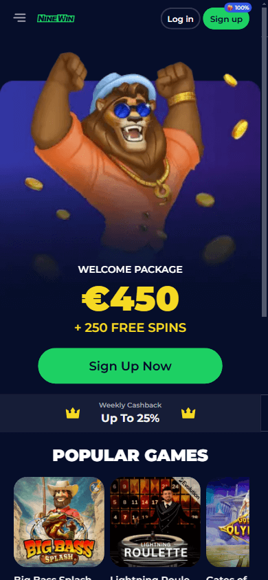 Nine Win Casino Mobile screenshot